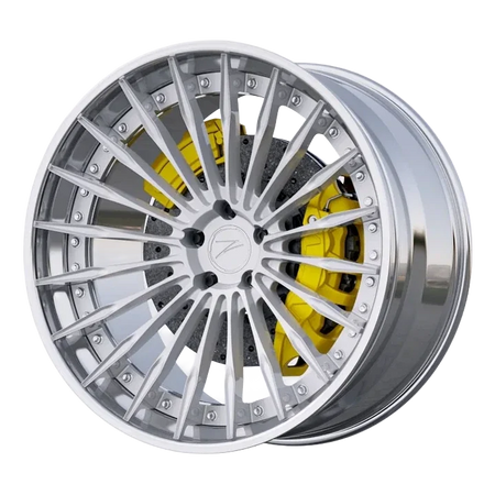 Z-Performance ZP.MODULAR 2 | DEEP CONCAVE Pure Aluminium Center - Pure Aluminium Lip
