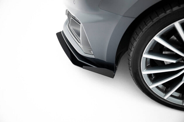 Front Stoßstange Flaps passend für Audi A5 F5 FL schwarz Hochglanz