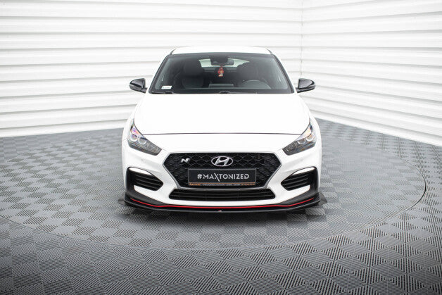 Front Stoßstange Flaps passend für Hyundai I30 N Mk3 Hatchback / Fastback schwarz Hochglanz