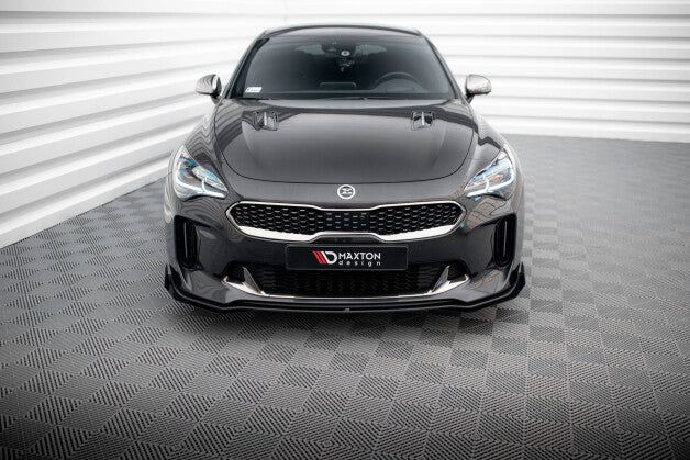 Front Stoßstange Flaps passend für Kia Stinger GT / GT-Line / Standard Mk1 schwarz Hochglanz