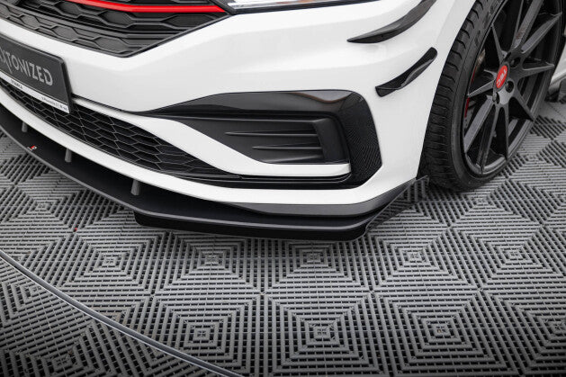Front Stoßstange Flaps passend für VW Jetta GLI Mk7 schwarz Hochglanz