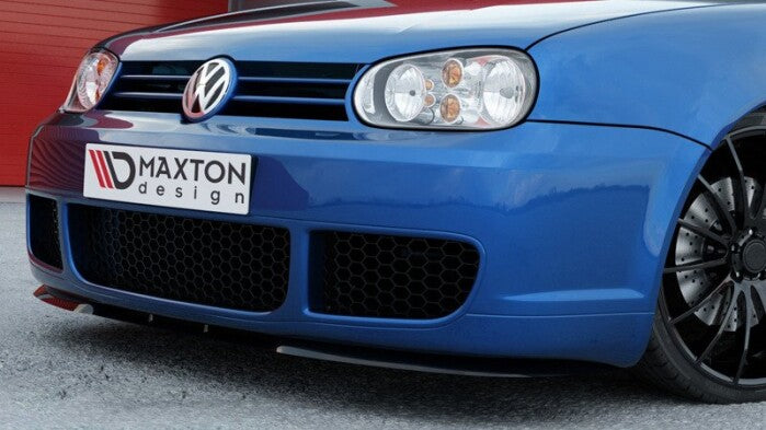 Frontlippe (CUPRA Look) passend für VW Golf IV R32 schwarz Hochglanz