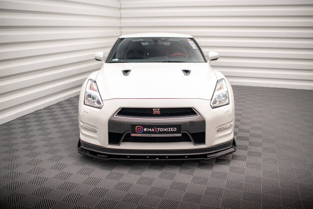 Frontlippe + Flaps passend für Nissan GTR R35 FL