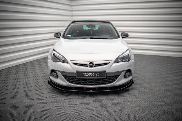 Frontlippe + Flaps V.1 passend für Opel Astra GTC OPC-Line J schwarz Hochglanz