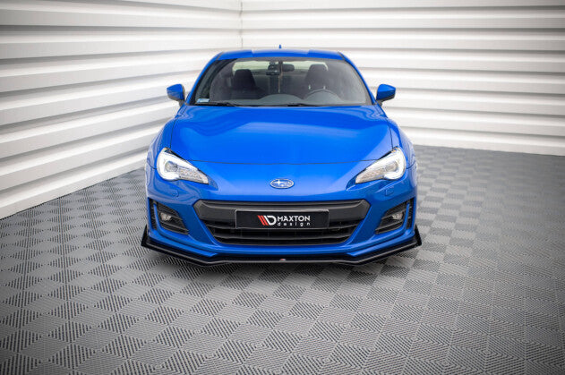 Frontlippe + Flaps V.1 passend für Subaru BRZ Mk1 FL schwarz Hochglanz