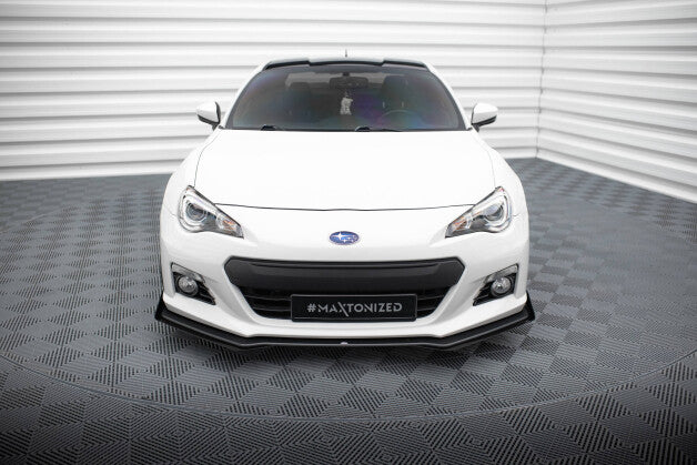 Frontlippe + Flaps V.1 passend für Subaru BRZ Mk1 schwarz Hochglanz