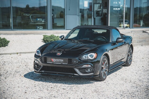 Frontlippe passend für ABARTH 124 Spider schwarz Hochglanz