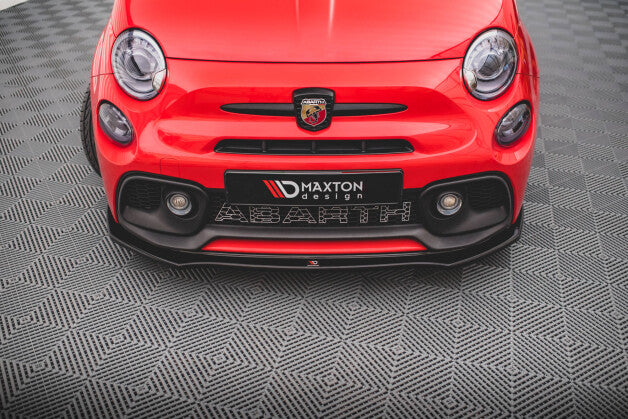 Frontlippe passend für ABARTH 595 Mk1 FL schwarz Hochglanz