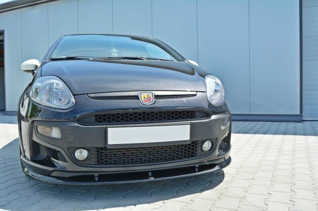 Frontlippe passend für ABARTH Punto Evo schwarz Hochglanz