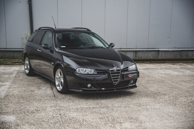Frontlippe passend für Alfa Romeo 156 FL schwarz Hochglanz