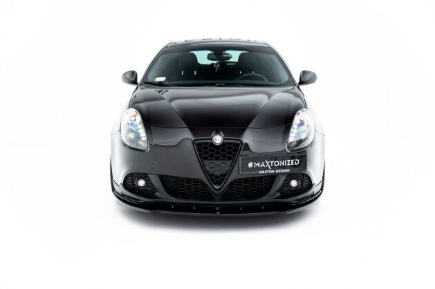 Frontlippe passend für Alfa Romeo Giulietta Zender schwarz Hochglanz