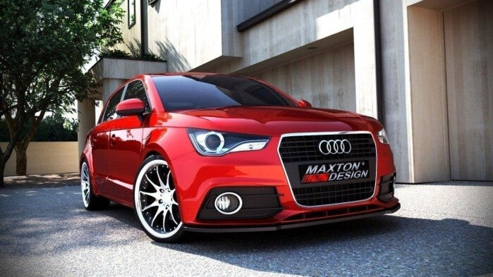 Frontlippe passend für Audi A1 8X schwarz Hochglanz