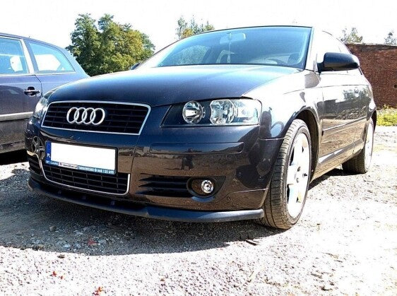 Frontlippe passend für Audi A3 8P (vor FL) 2003-2005 schwarz Hochglanz