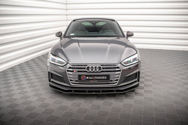Frontlippe passend für Audi A5 S-Line / S5 Coupe / Sportback F5 schwarz matt