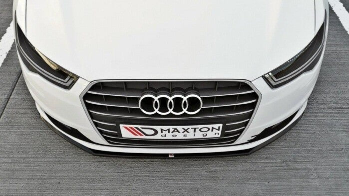 Frontlippe passend für Audi A6 Ultra C7 FL schwarz Hochglanz
