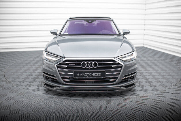 Frontlippe passend für Audi A8 D5 schwarz Hochglanz