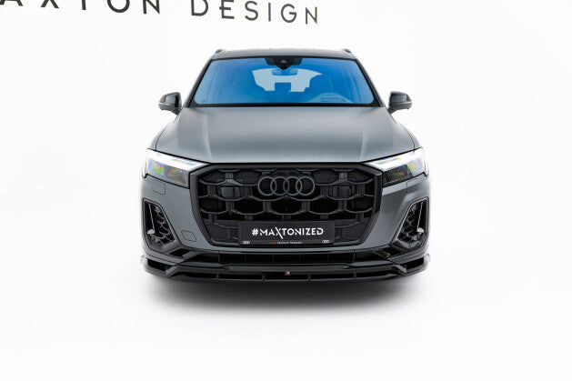 Frontlippe passend für Audi Q7 S-Line / SQ7 Mk2 FL 2 schwarz Hochglanz