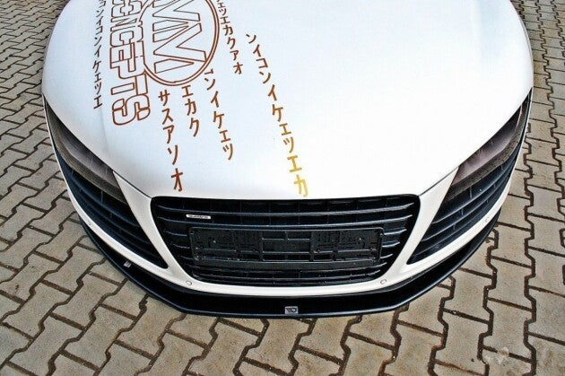 Frontlippe passend für Audi R8 Mk.1 schwarz Hochglanz