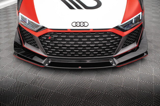Frontlippe passend für Audi R8 Mk2 FL schwarz Hochglanz