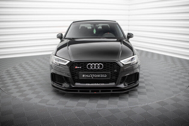 Frontlippe passend für Audi RS3 Limousine 8V FL schwarz matt