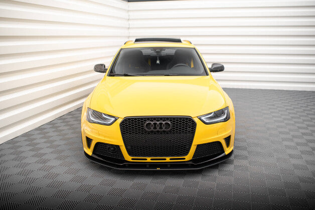 Frontlippe passend für Audi RS4 B8 schwarz matt