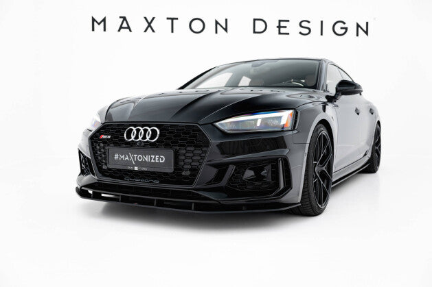 Frontlippe passend für Audi RS5 Coupe / Sportback F5 schwarz matt