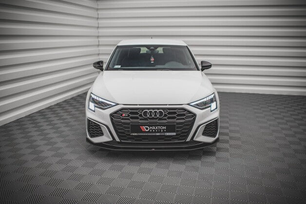 Frontlippe passend für Audi S3 / A3 S-Line 8Y schwarz matt