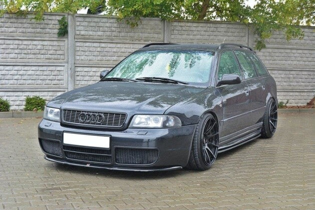 Frontlippe passend für Audi S4 B5 schwarz Hochglanz