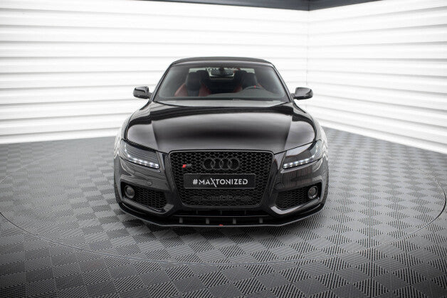 Frontlippe passend für Audi S5 / A5 S-Line 8T schwarz matt
