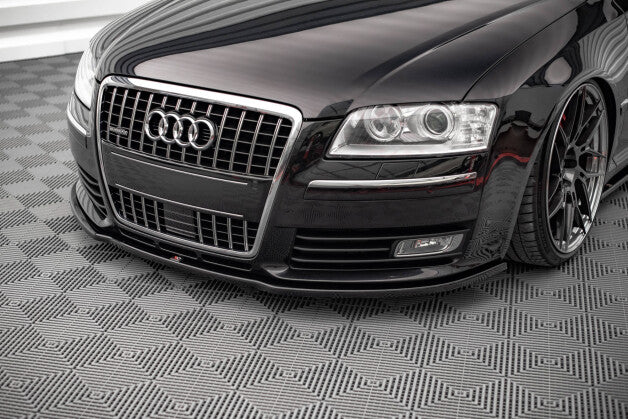 Frontlippe passend für Audi S8 D3 schwarz Hochglanz