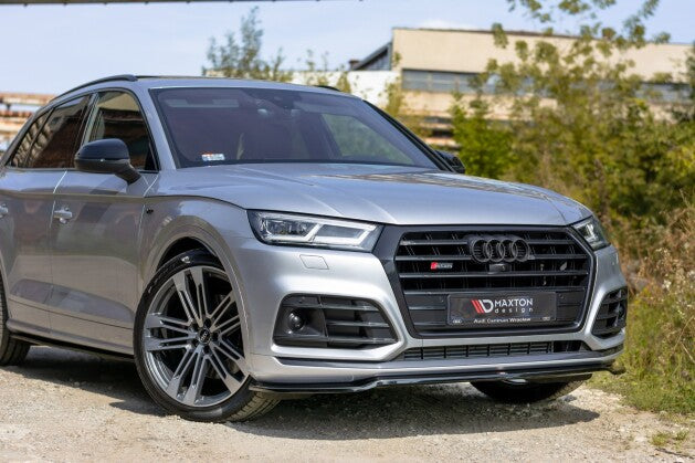 Frontlippe passend für Audi SQ5/Q5 S-line Mk2 schwarz Hochglanz