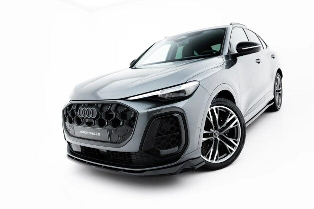 Frontlippe passend für Audi SQ5 / Q5 S-Line Sportback / SUV Mk3 schwarz Hochglanz