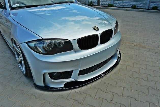 Frontlippe passend für BMW 1er E87 M-Design schwarz Hochglanz