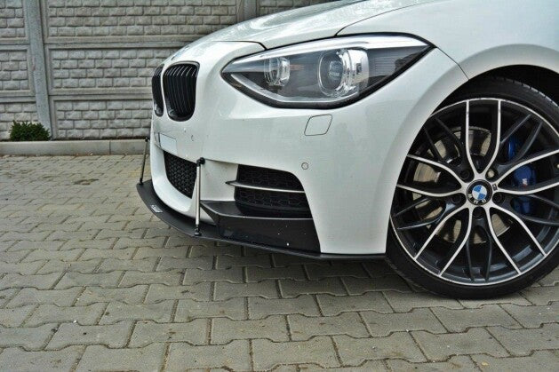 Frontlippe passend für BMW 1er F20/F21 M-Power (vor FL) schwarz matt