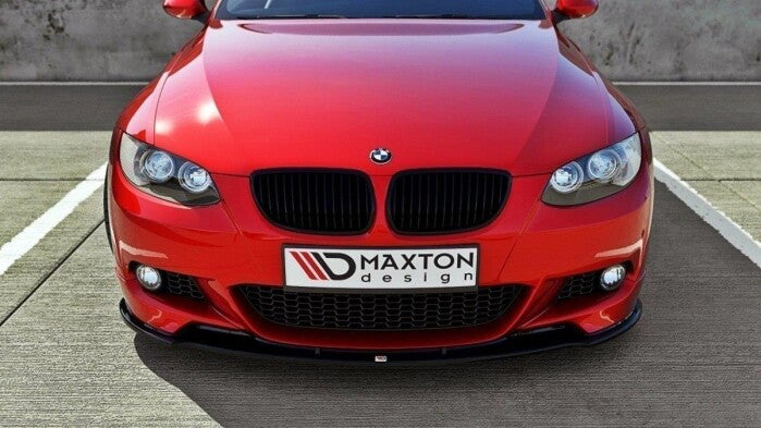 Frontlippe passend für BMW 3er E92 M Paket vor FL schwarz Hochglanz