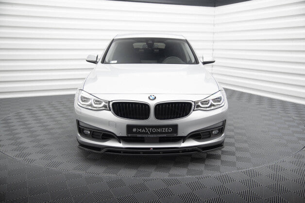 Frontlippe passend für BMW 3er GT F34 schwarz Hochglanz