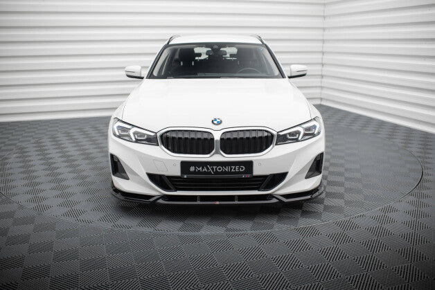 Frontlippe passend für BMW 3er Limousine / Touring G20 / G21 FL schwarz Hochglanz