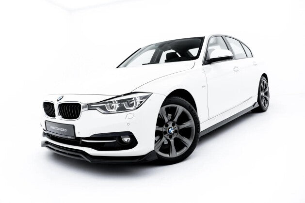 Frontlippe passend für BMW 3er Sportline Limousine / Touring F30 / F31 schwarz Hochglanz