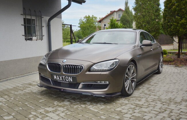 Frontlippe passend für BMW 6er GRAN Coupe schwarz Hochglanz
