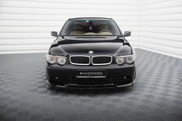 Frontlippe passend für BMW 7 E65 schwarz Hochglanz