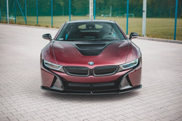 Frontlippe passend für BMW i8 schwarz Hochglanz