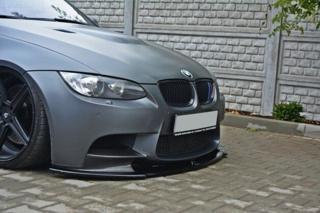 Frontlippe passend für BMW M3 M Performance Coupe E92 / Cabrio E93 schwarz Hochglanz