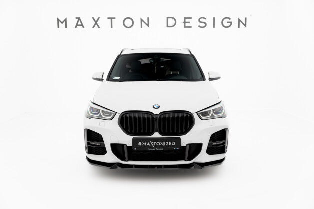 Frontlippe passend für BMW X1 M-Paket F48 FL schwarz Hochglanz
