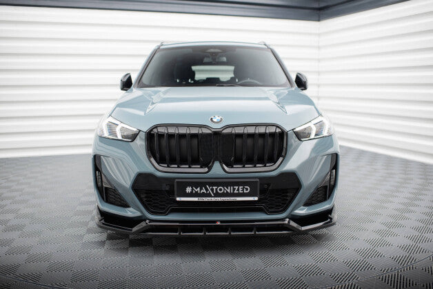 Frontlippe passend für BMW X1 M-Paket U11 schwarz Hochglanz