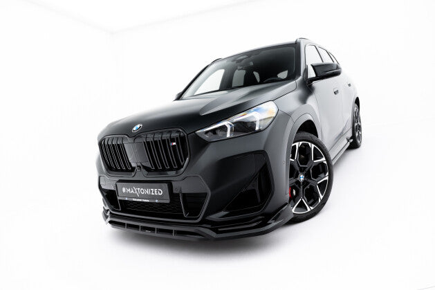 Frontlippe passend für BMW X1 M35i U11 schwarz Hochglanz