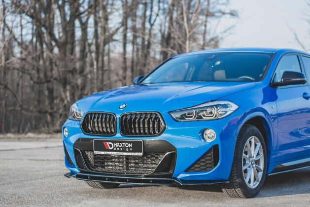 Frontlippe passend für BMW X2 F39 M-Paket schwarz Hochglanz