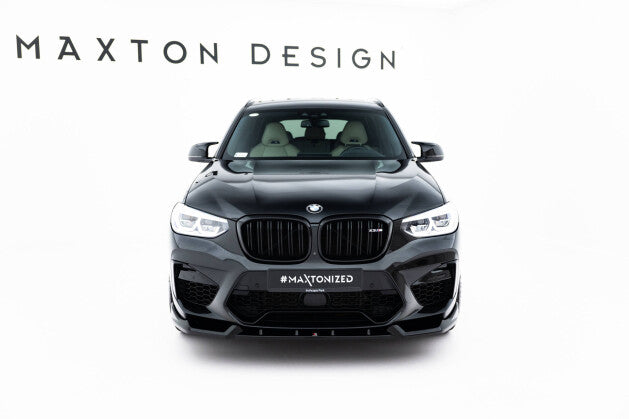 Frontlippe passend für BMW X3 M F97 schwarz Hochglanz