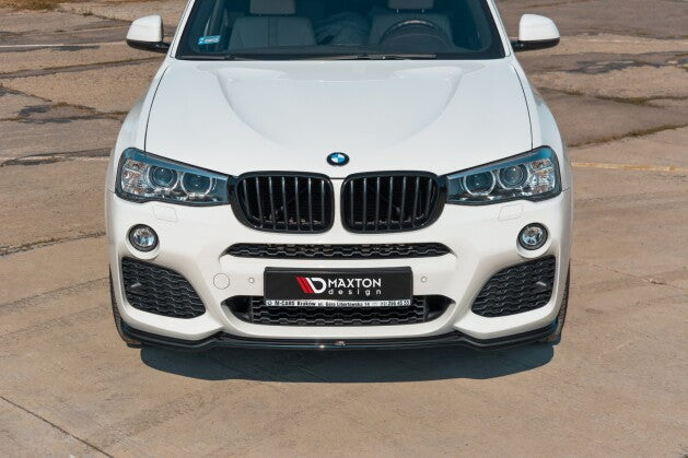 Frontlippe passend für BMW X3 M-Paket F25 FL schwarz Hochglanz