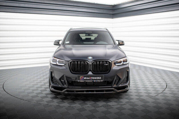 Frontlippe passend für BMW X3 M-Paket G01 FL / iX3 M-Paket G08 FL schwarz Hochglanz