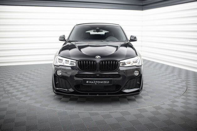 Frontlippe passend für BMW X4 M Paket schwarz Hochglanz